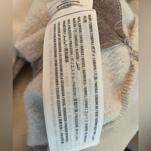 Abercrombie & Fitch color block turtle neck sweater sweatshirt Size XS - Picture 5 of 6